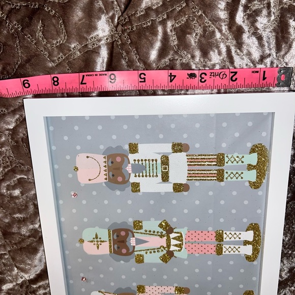 Pink pastel nutcracker picture embellished 8x10 - Picture 7 of 8